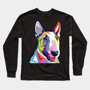 Bull Terrier Pop Art - Dog Lover Gifts Long Sleeve T-Shirt